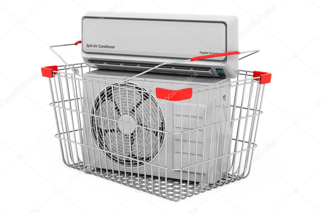Schermo con e-commerce di climatizzatori e caldaie