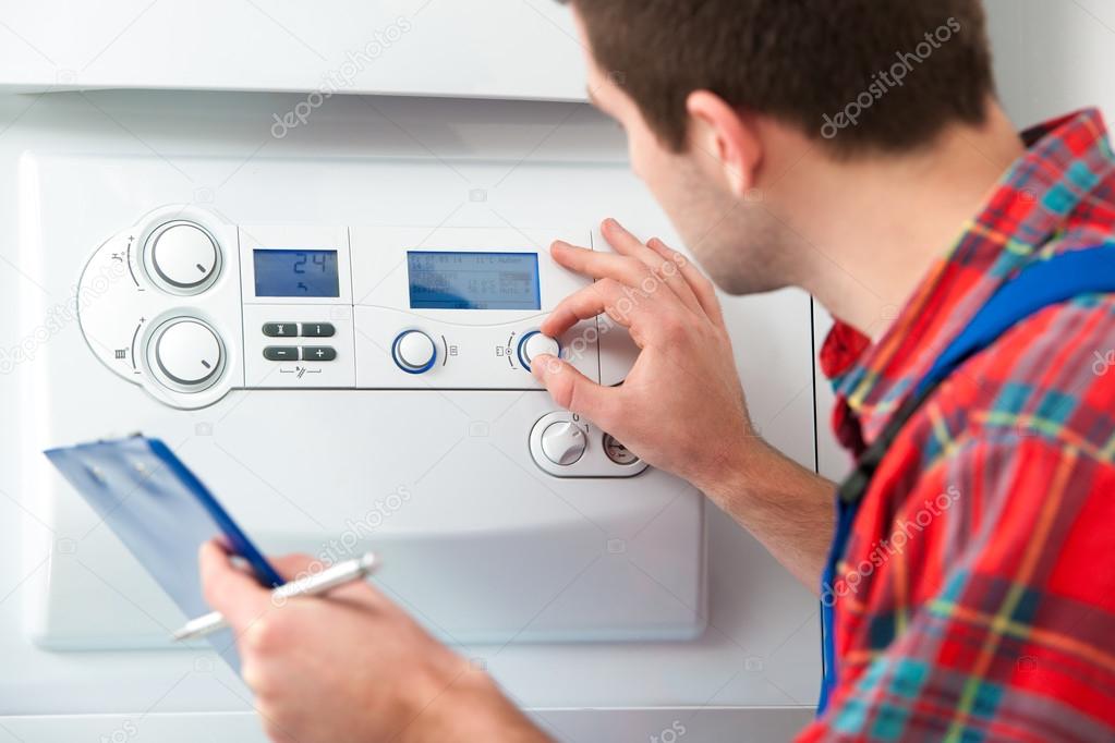 Caldaia a condensazione installata in un’abitazione